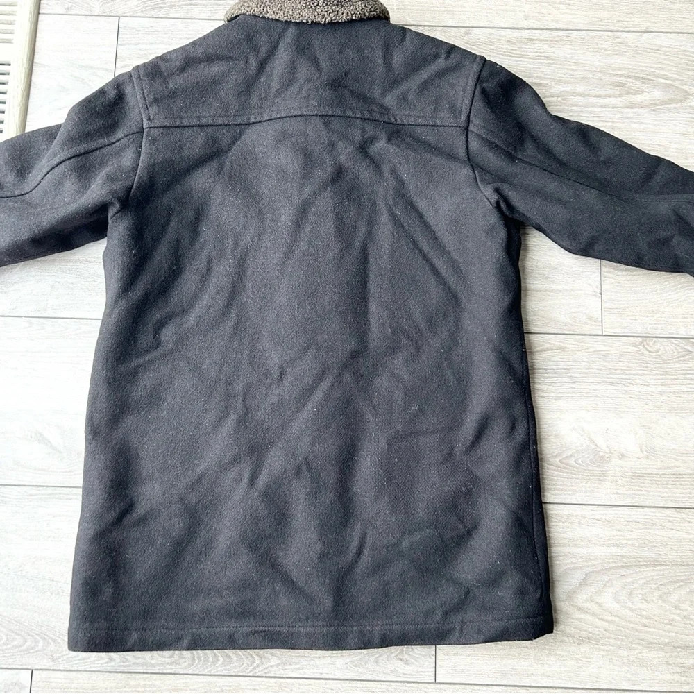 Vintage Les Modes Ellabee Wool Blend Faux Shearling Lining Sherpa Jacket - Picture 12 of 14